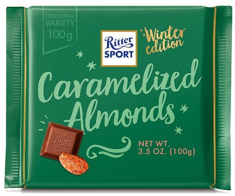 Ritter Sport Caramelized Almonds suklaalevy 100g