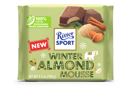 Ritter Sport Winter Almond Mousse suklaalevy 100g