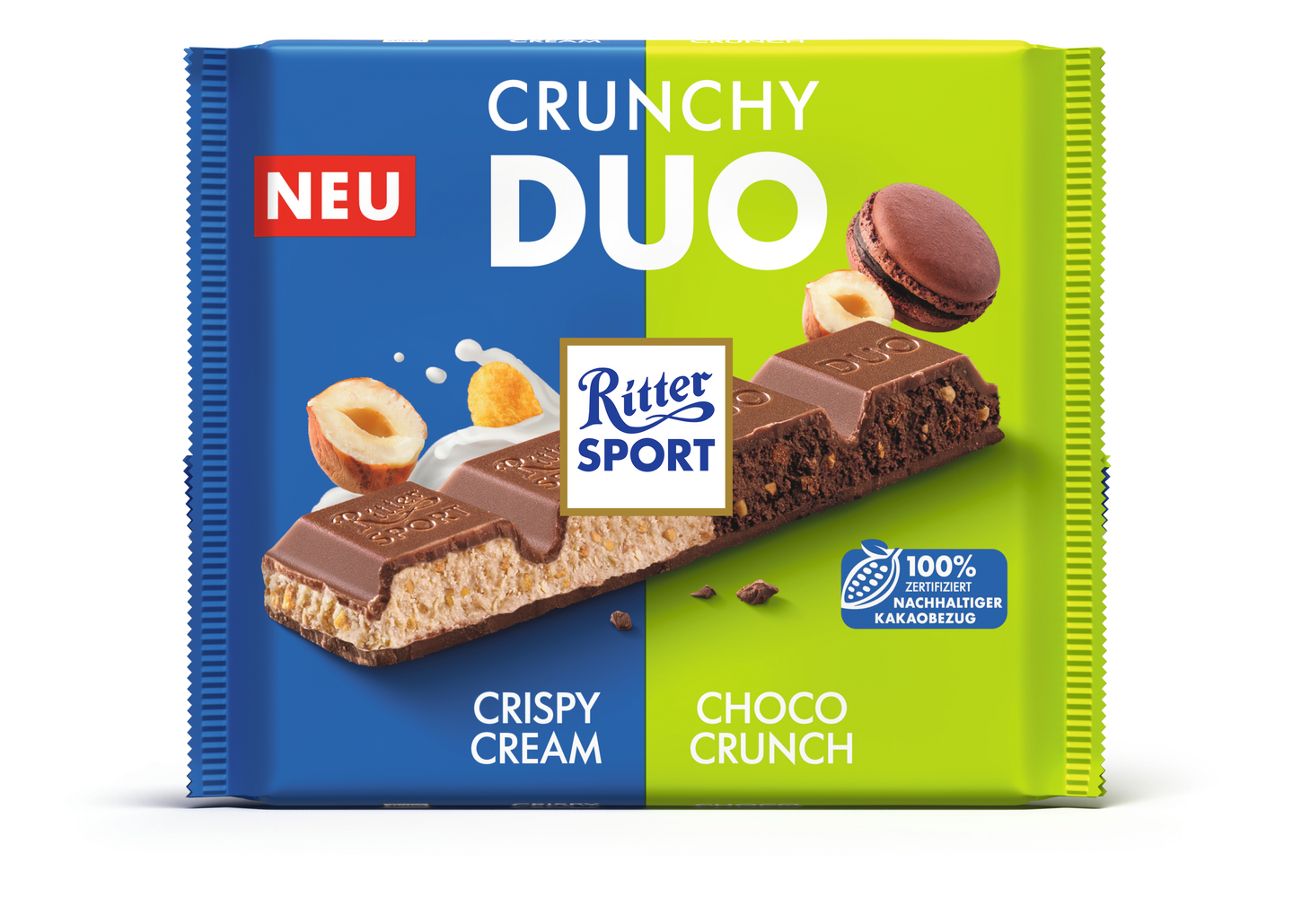 Ritter Sport Crunchy Duo suklaalevy 218g