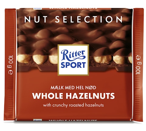 Ritter Sport suklaa 100g whole hazelnuts