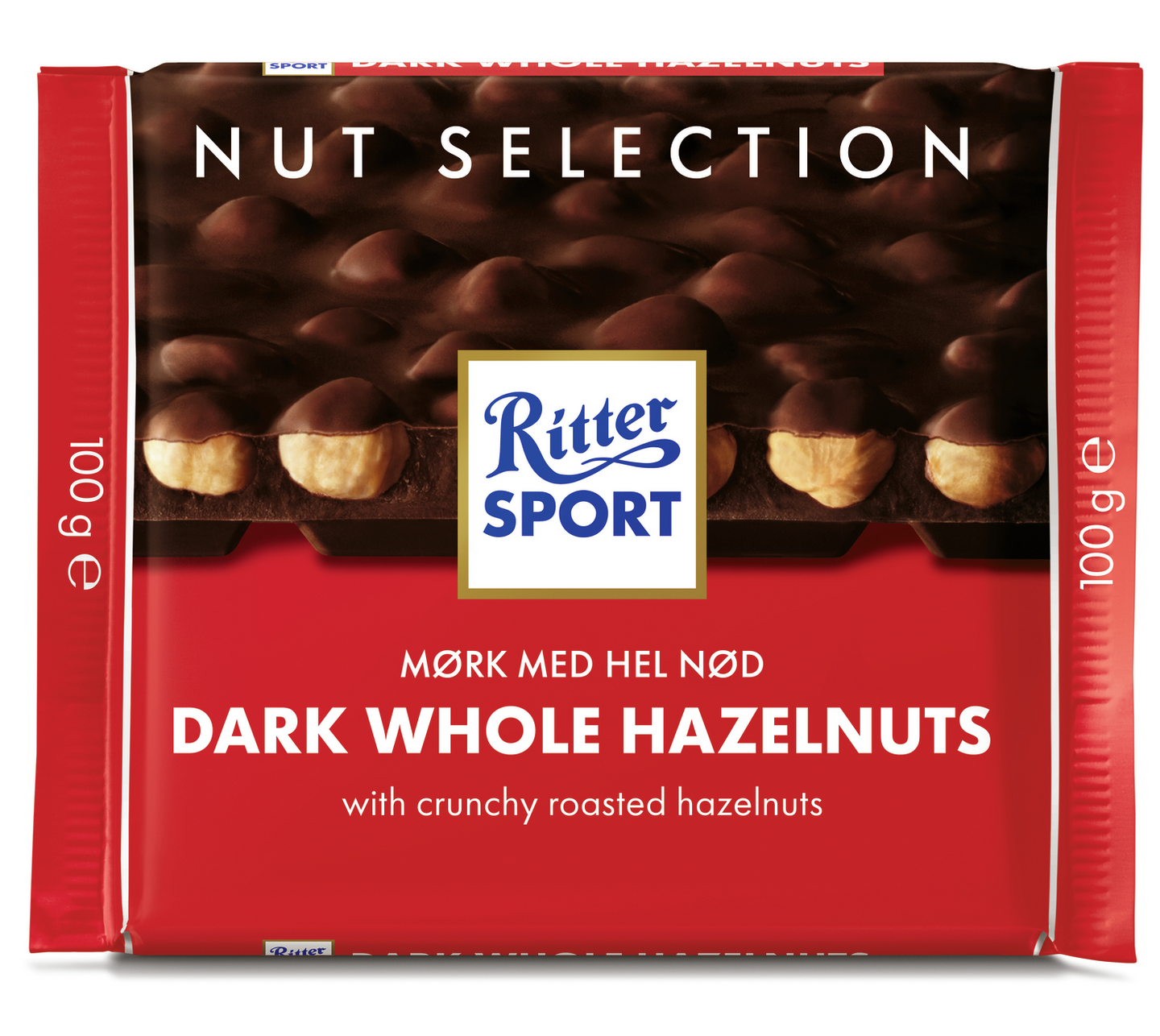 Ritter Sport suklaa 100g dark whole hazelnut