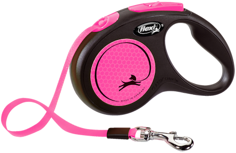 Flexi New Neon S 15kg 5m nauha pinkki