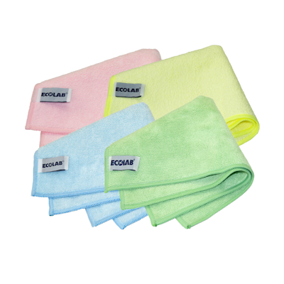 Ecolab Polifix Microliina S mikrokuituliina keltainen 40x40cm 5kpl