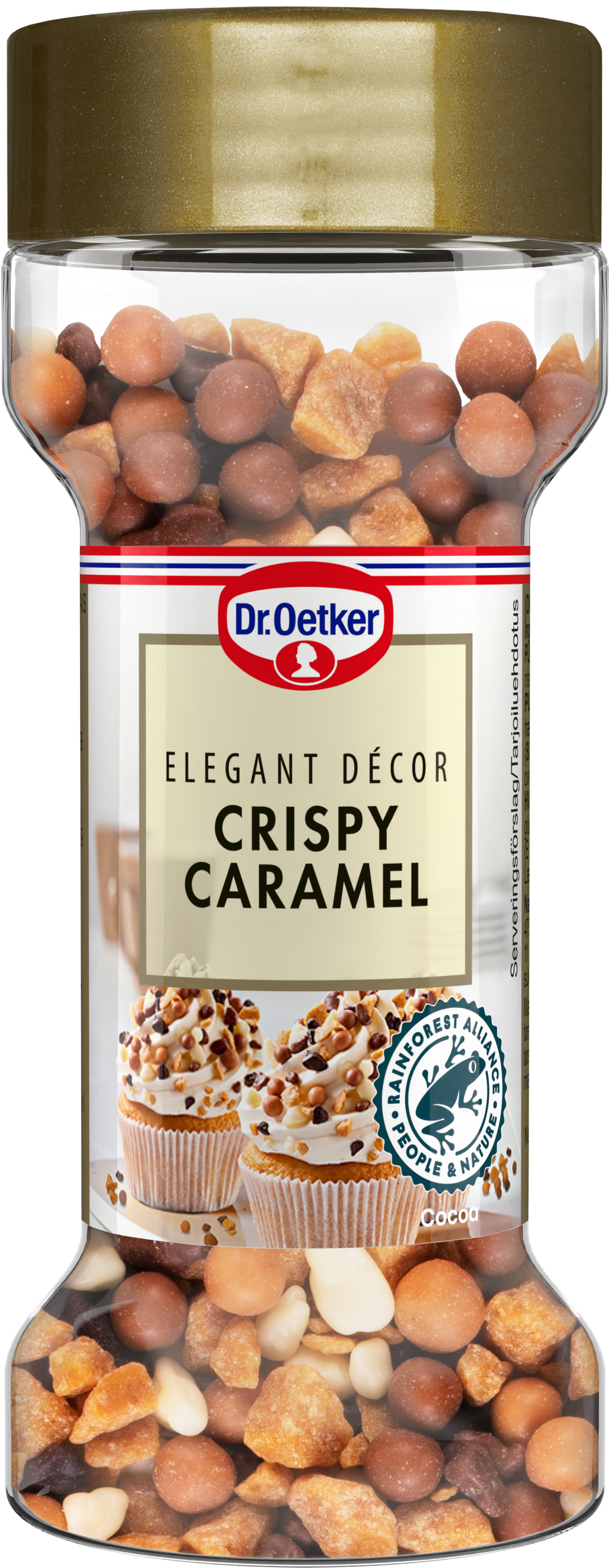 Dr. Oetker Elegant Decor Crispy Caramel -toffeerakeet 40g