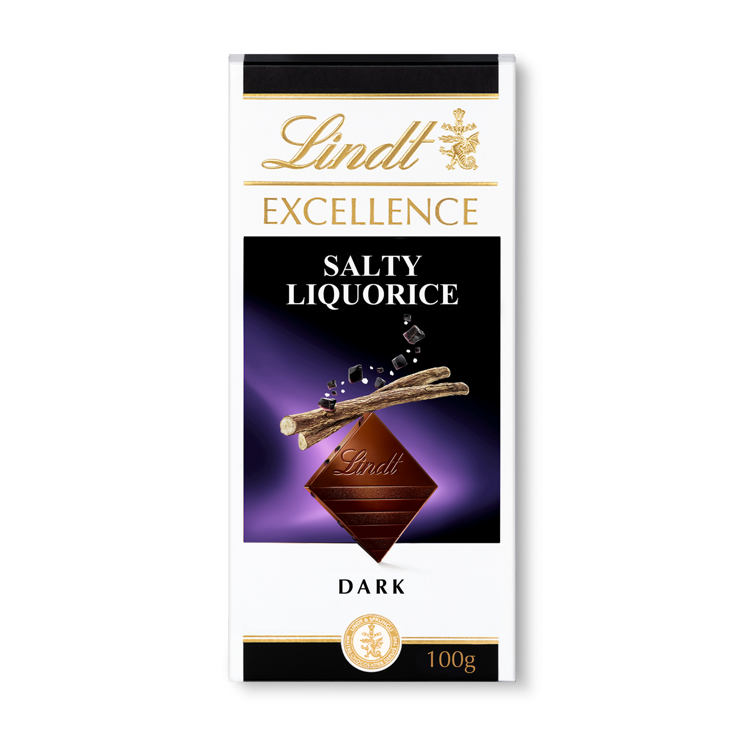 Lindt EXCELLENCE Salmiakki tumma suklaalevy 100g