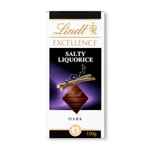 Lindt Excellence tummasuklaa 100g salmiakki DIS