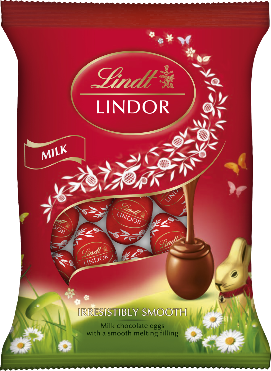 Lindt LINDOR maitosuklaamunat pussi 90g