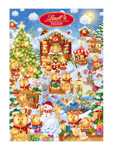 Lindt TEDDY Magic suklaakalenteri 265g