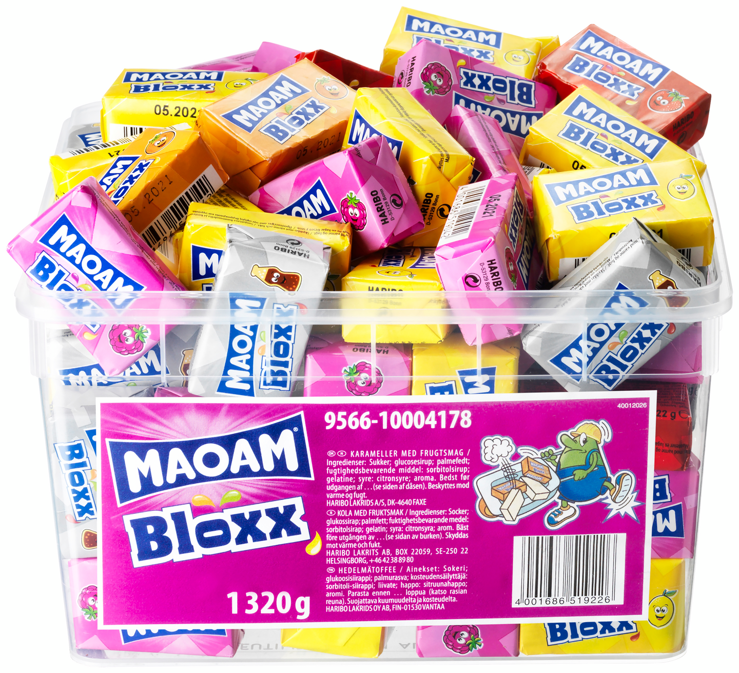 Maoam pala hedelmätoffee 1,32kg