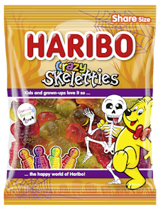 Haribo Crazy Skeletties makeispussi 160g