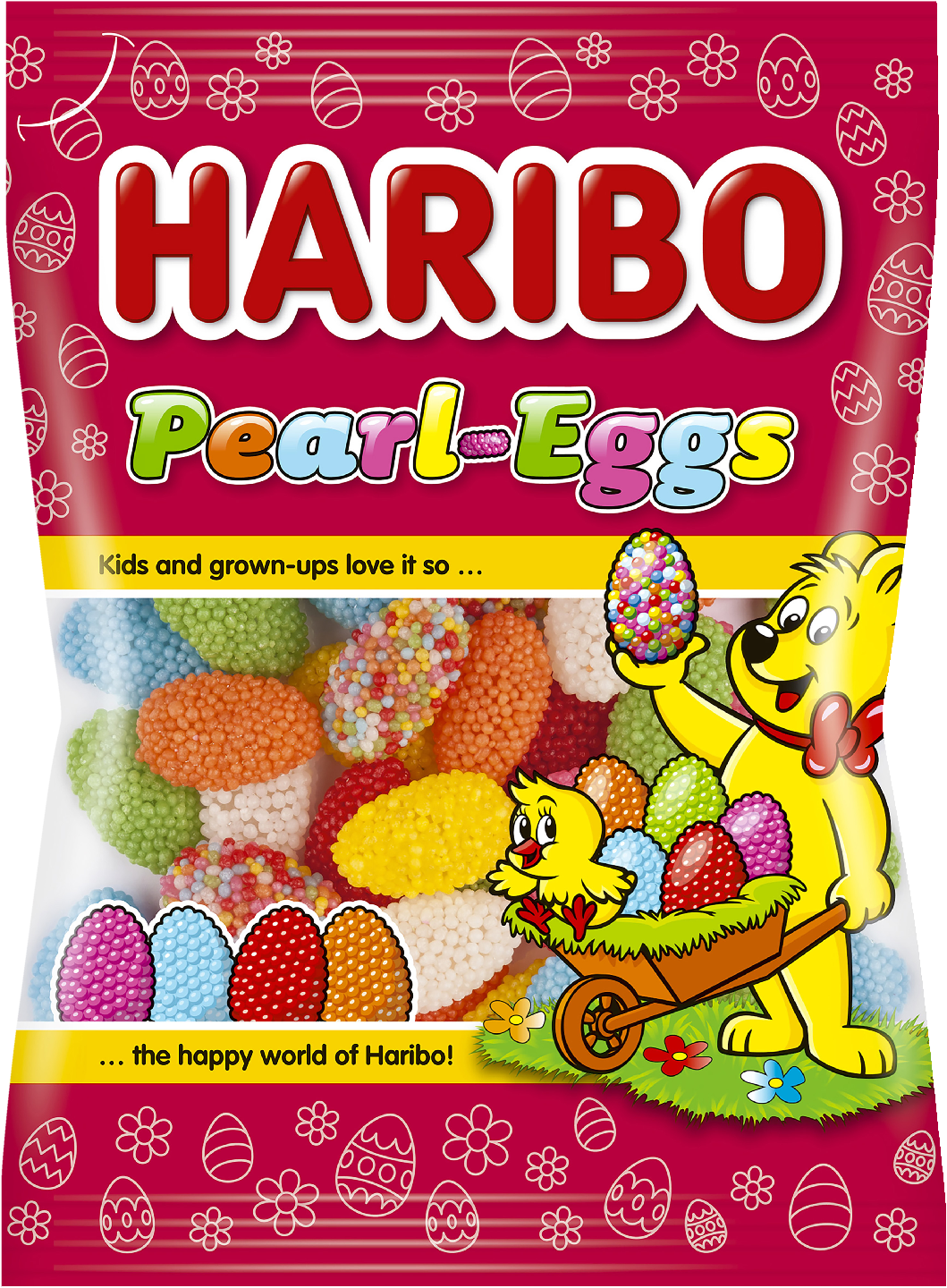 Haribo Pearl-Eggs pääsiäiskarkkipussi 200g
