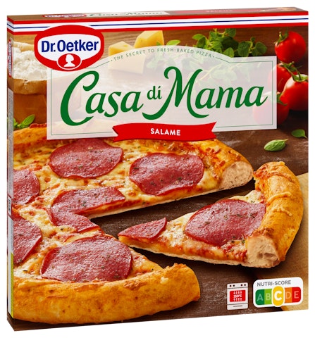 Dr. Oetker Casa di Mama salame pizza 390g pakaste