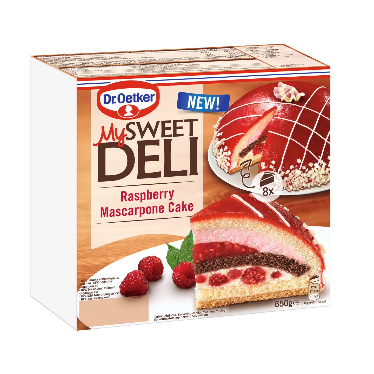  My Sweet Deli 650g Rasberry Mascarpone Cake pakastekakku |  K-Ruoka Verkkokauppa