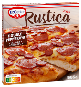 Dr. Oetker Rustica Double pepperoni 565g pakaste