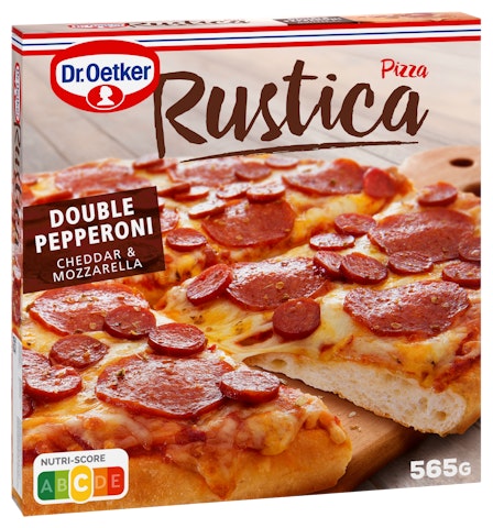 Dr. Oetker Rustica Double pepperoni 565g pakaste