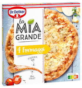 Dr. Oetker La Mia Grande 4 formaggi 400g pakaste