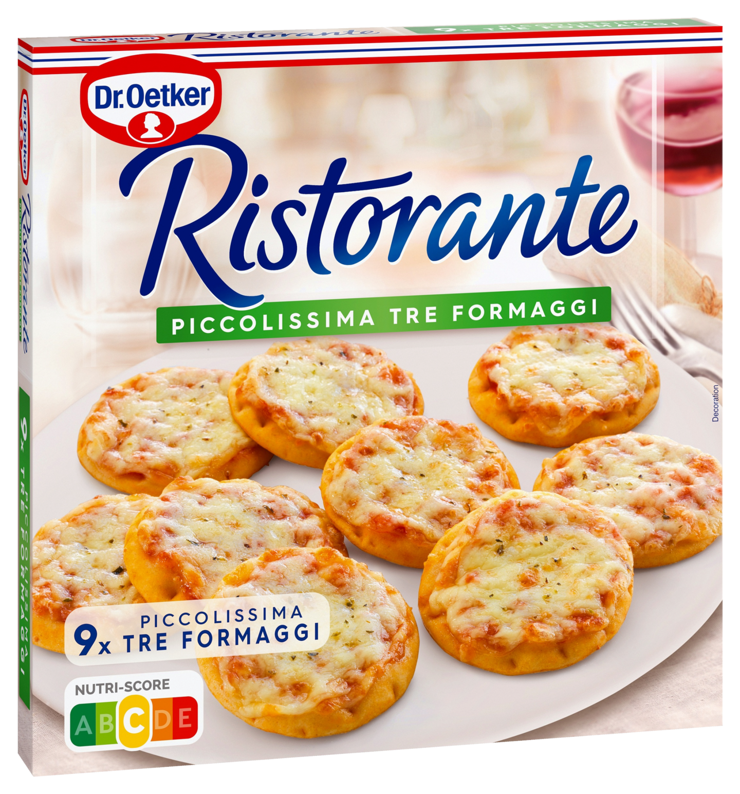 Dr. Oetker Ristorante Piccolissima tre formaggi minipizzat 216g pakaste