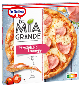 Dr. Oetker La Mia Grande Prosciutto e Formaggi pakastepizza 400 g