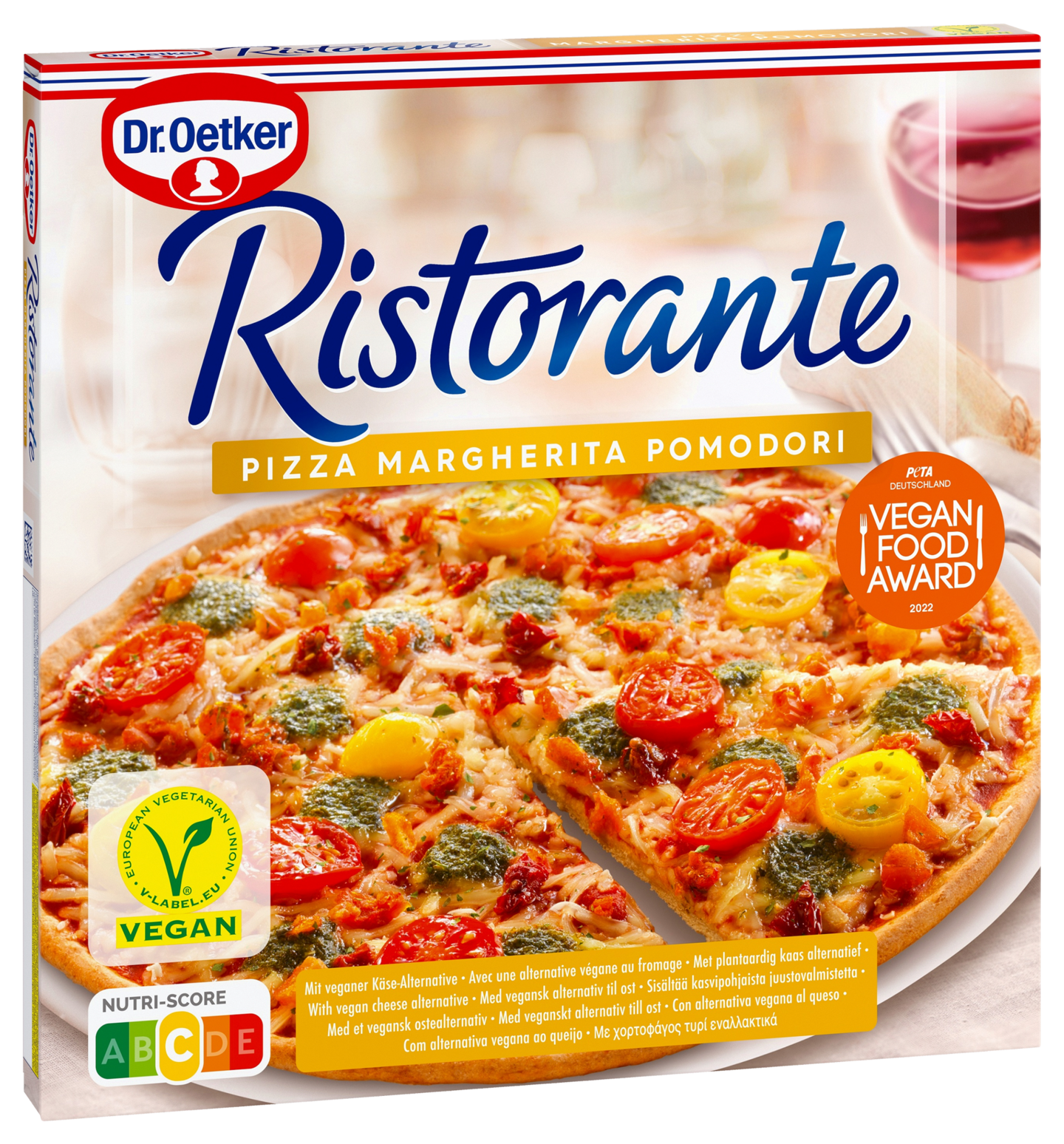 Dr. Oetker Ristorante margherita pomodori vegan pizza 340g pakaste