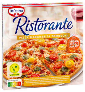 Dr. Oetker Ristorante margherita pomodori vegan pizza 340g pakaste