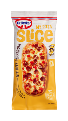 Dr. Oetker My Pizza Slice Beef Pepperoni pakastepizzapala 140 g