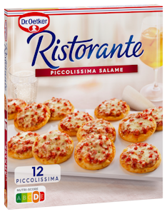 Dr. Oetker Ristorante Piccolissima salame pakasteminipizzat 288g