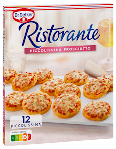 Dr. Oetker Ristorante Piccolissima prosciutto pakasteminipizzat 288g