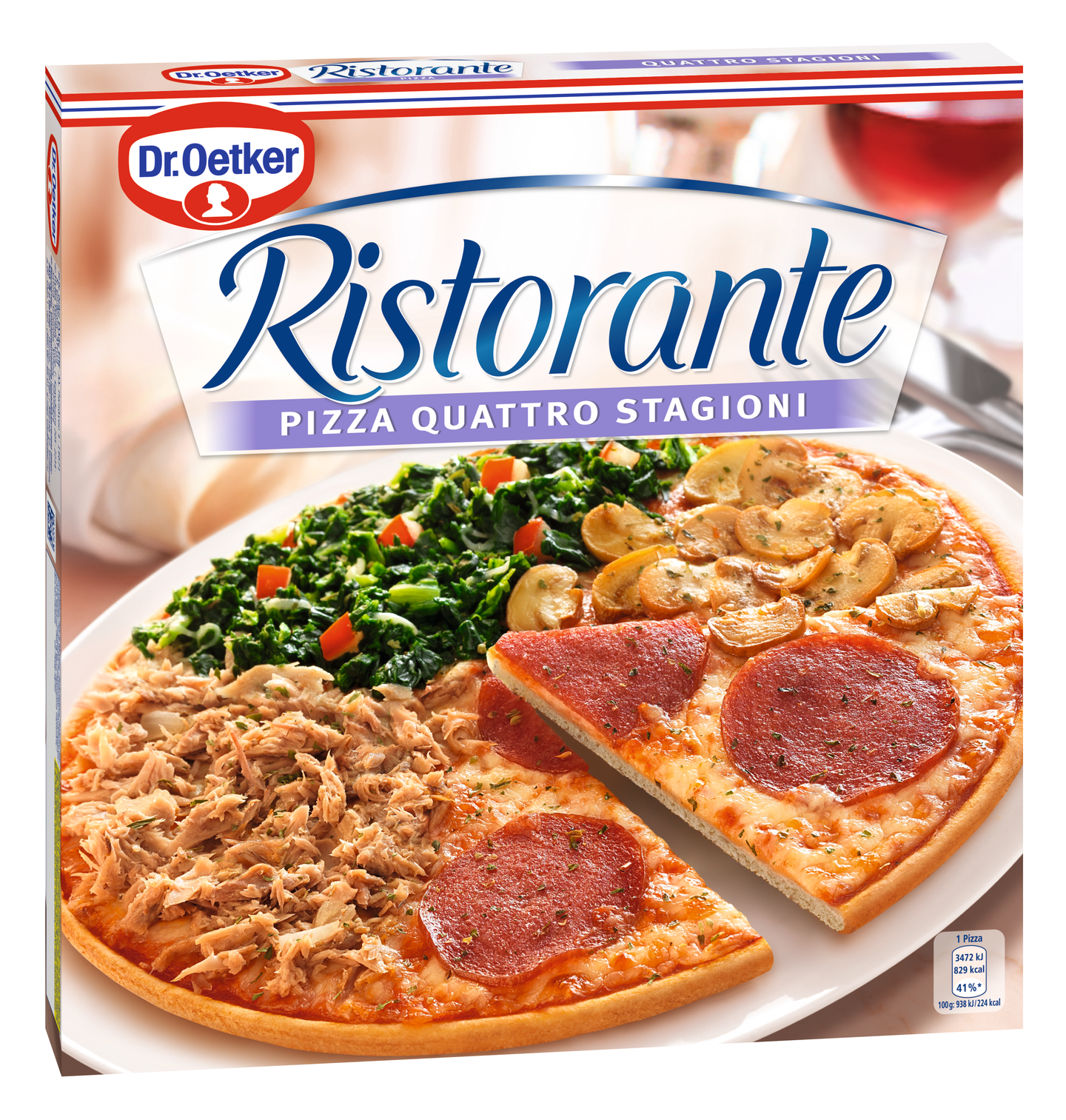 Реклама пиццы Oetker Ristorante