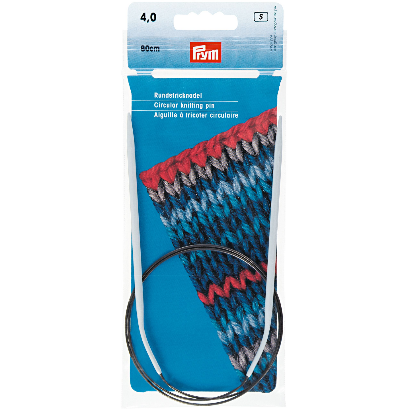 Prym pyöröpuikko 80cm alu harmaa 4,0