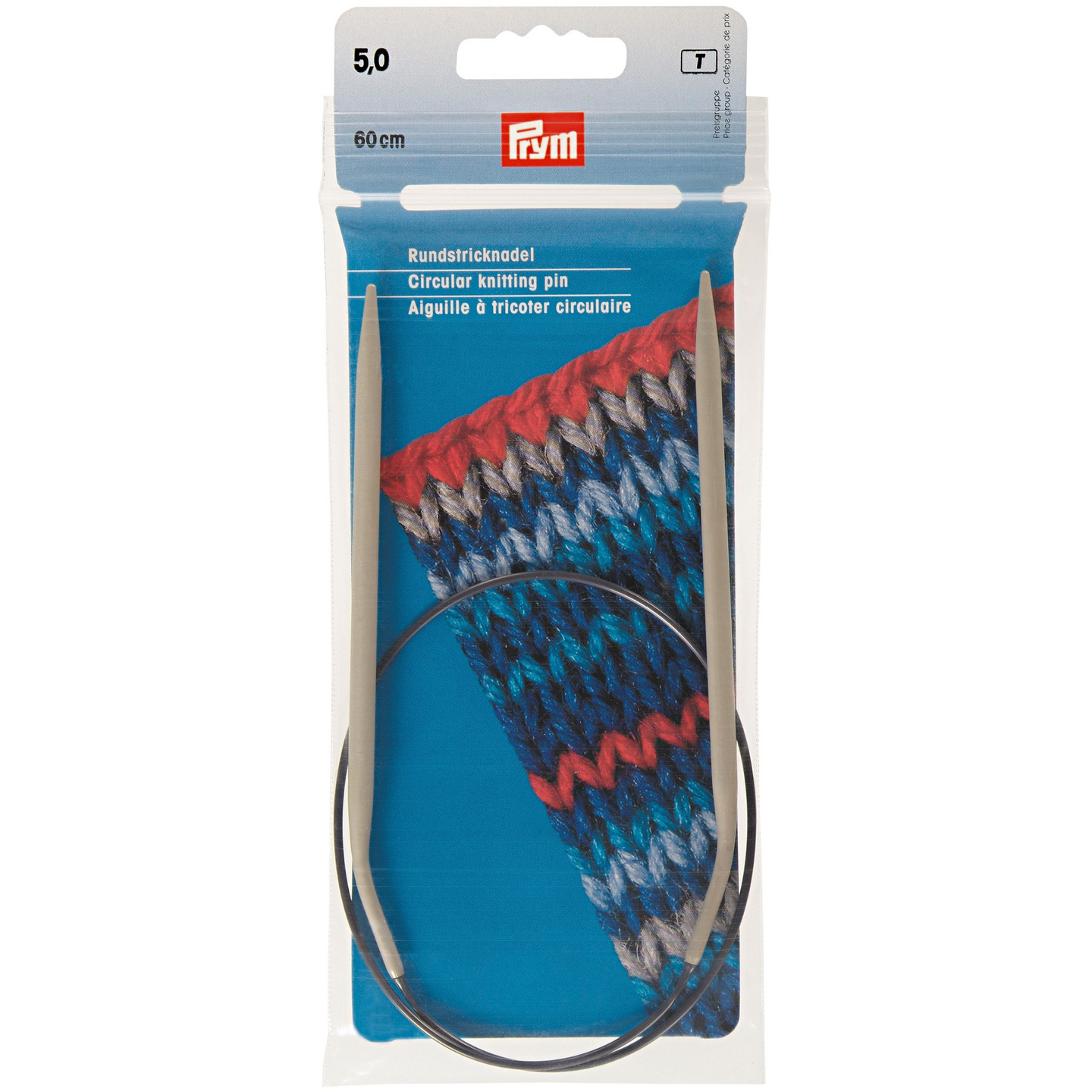 Prym pyöröpuikko 60cm alu harmaa 5,0