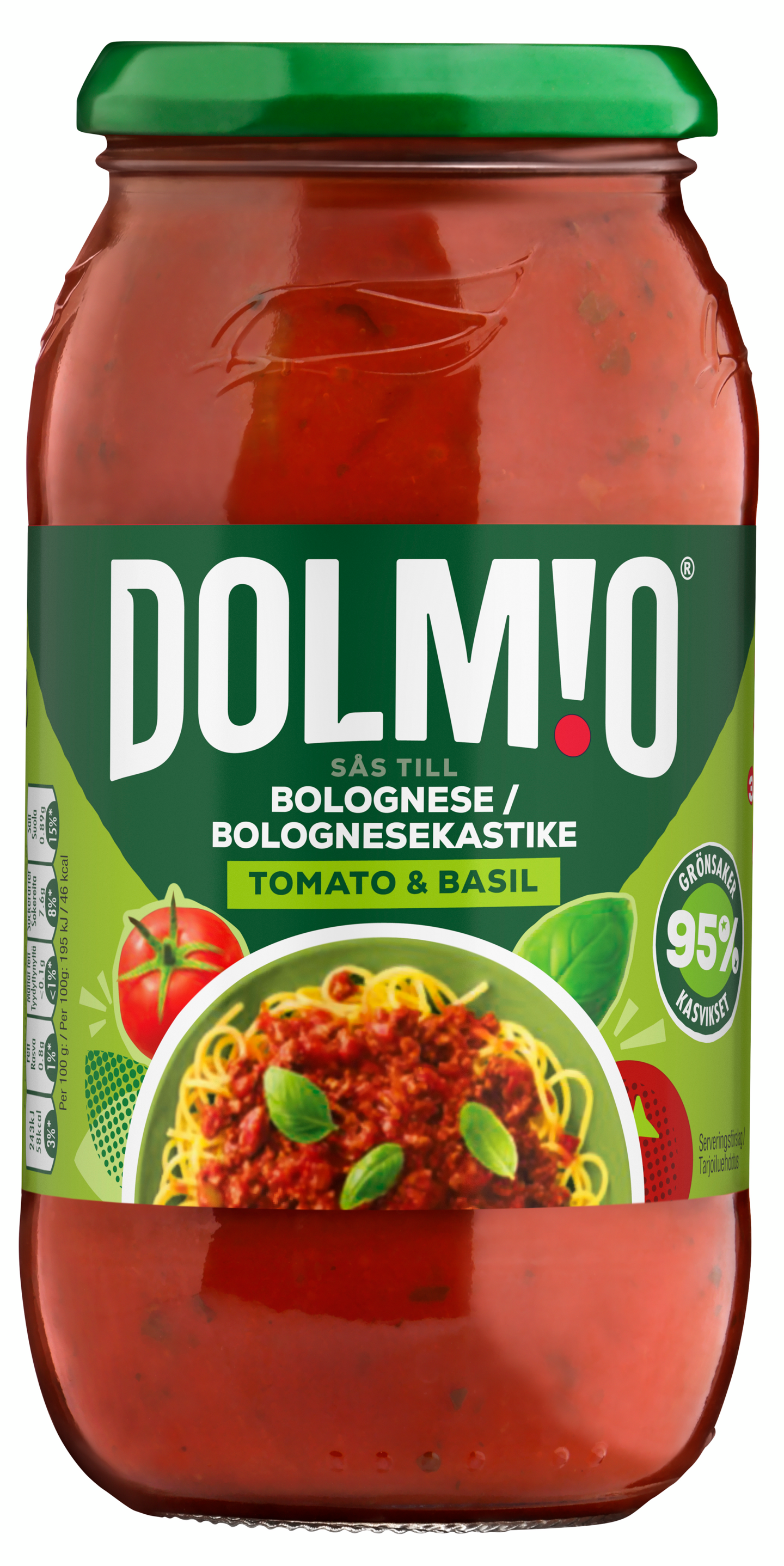 Dolmio tomaatti-basilikakastike 500g