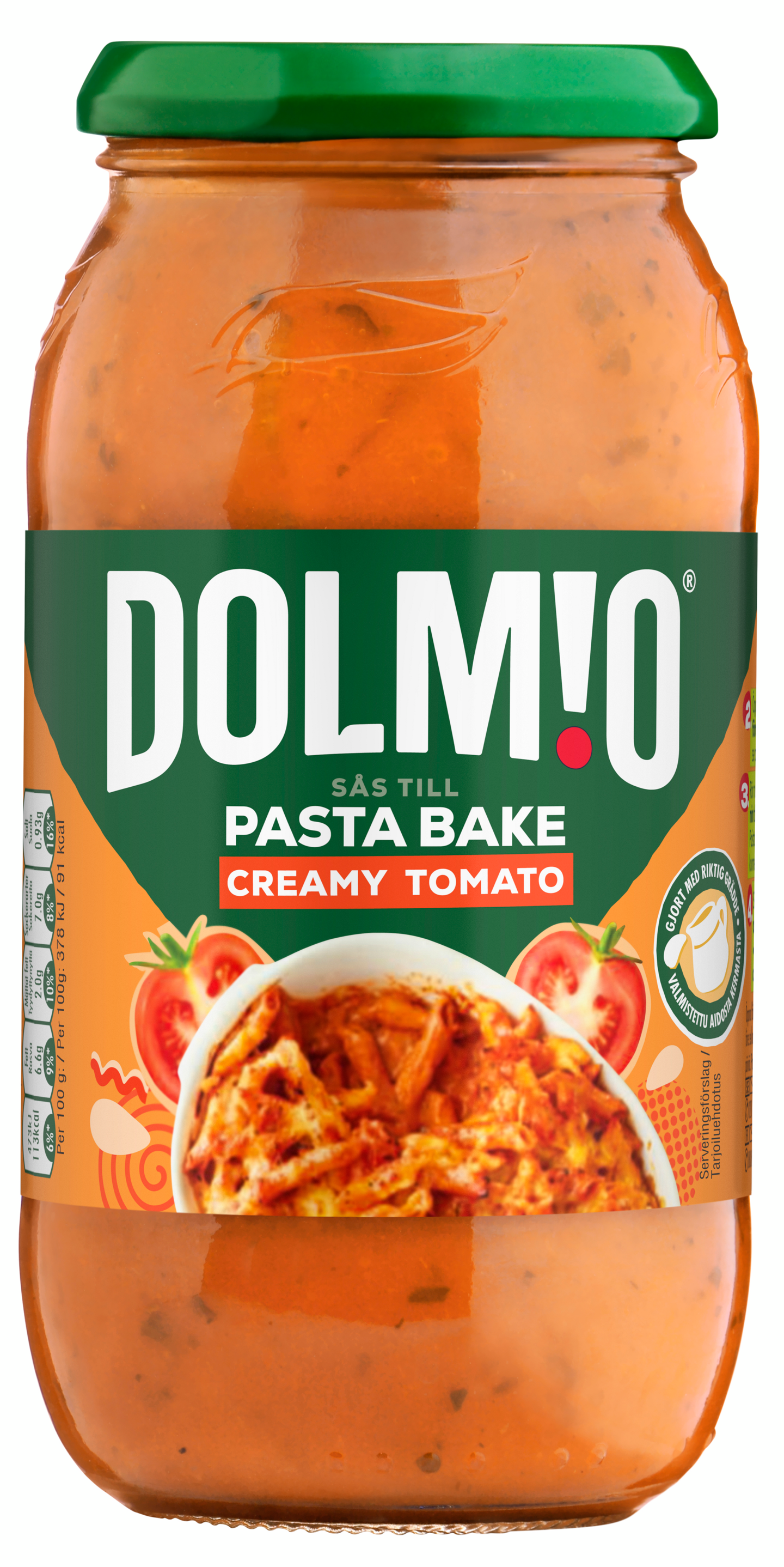 Dolmio Pasta Bake Cheddarjuusto ja kerma 500g