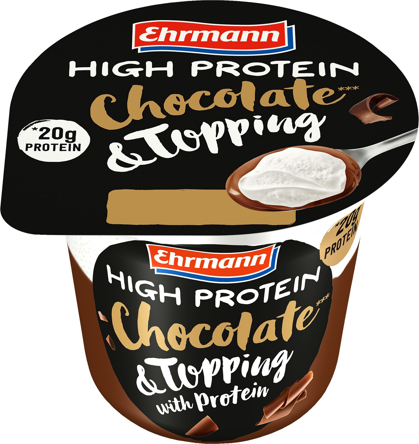 Ehrmann proteiinivanukas proteiinikermavaahdolla 200g suklaa