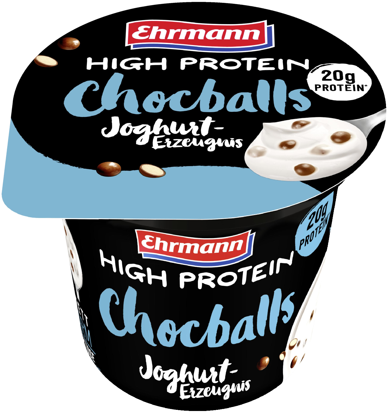 Ehrmann High Protein jogurtti suklaapalloilla 200g