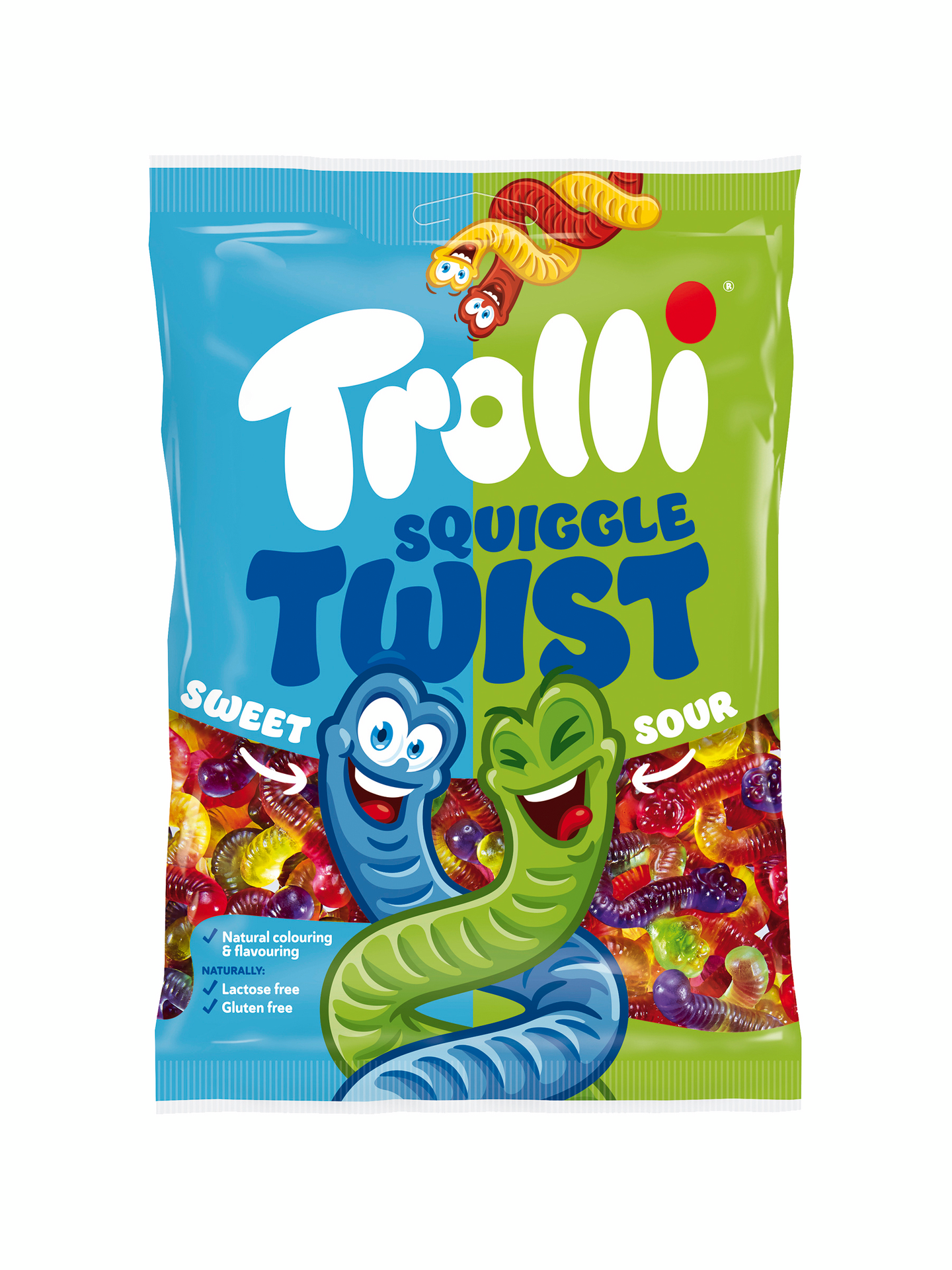 Trolli Squiggles Twist hedelmämakei 100g