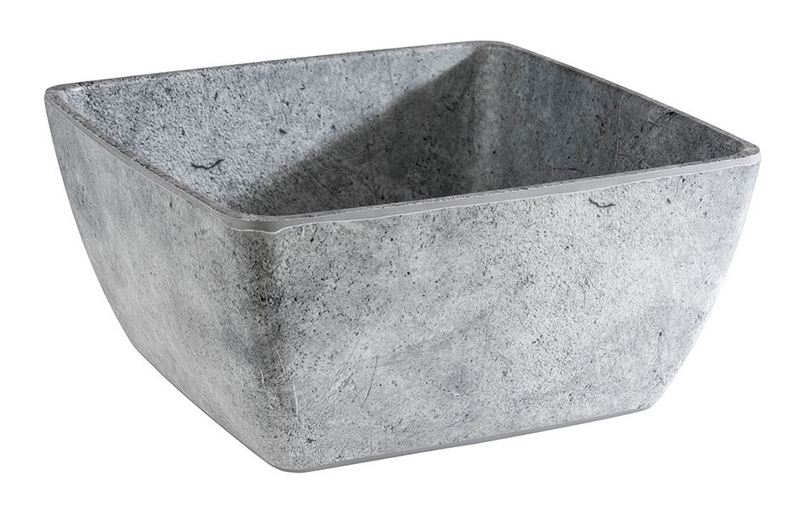 APS Element kulho 25x25x12 cm 3,8 l betonijäljitelmä melamiini