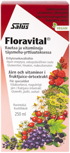 Salus floravital rautapitoinen vitamiinimehuvalmiste 250ml