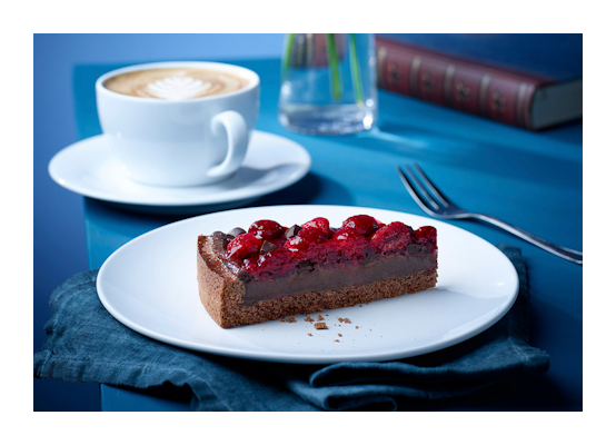 Rollfoods Suklaa-vadelmakakku Barista 1200g 12 palaa pakaste