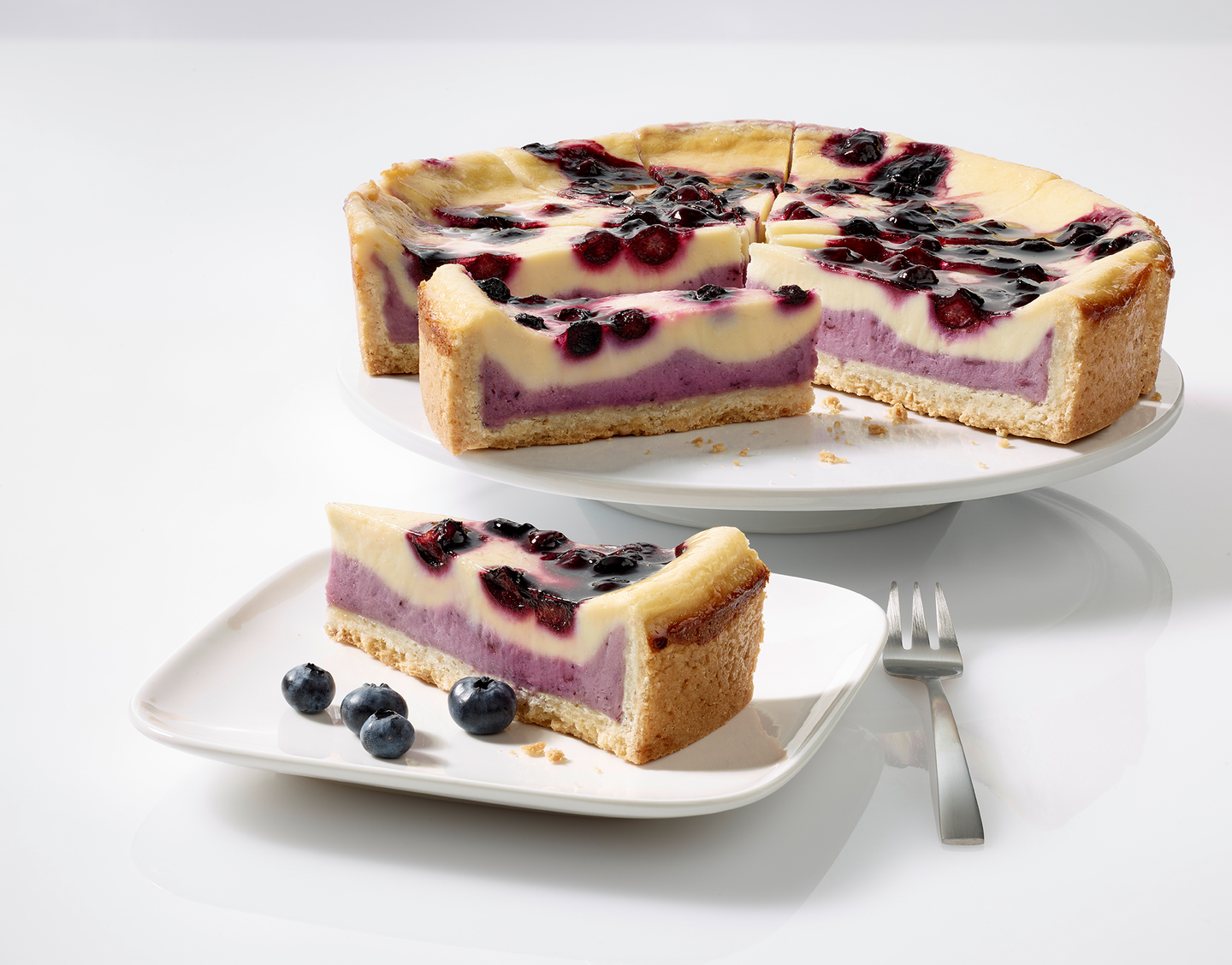 Rollfoods Blueberry cake cheezy 1525g/ 14 palaa vegaaninen pakaste