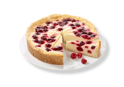 Rollfoods Raspberry cake cheezy 1525g/ 14 palaa vegaaninen pakaste