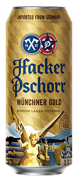 HackerPsc MünchnerGold Lager olut 5,5% 0,5l