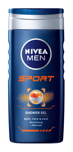 NIVEA FOR MEN Sport suihkusaippua 250 ml