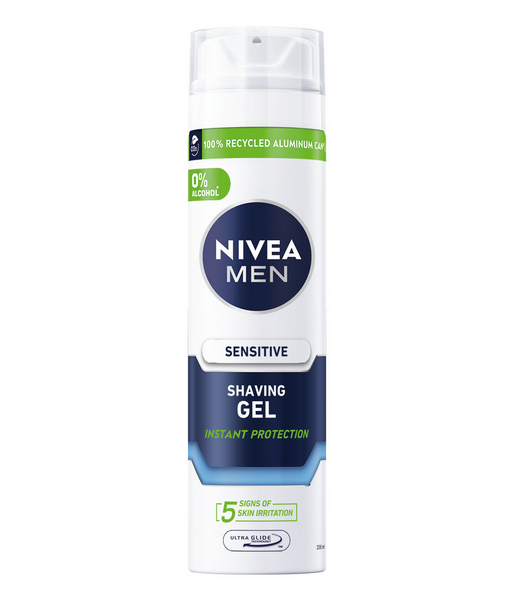 NIVEA FOR MEN Sensitive parranajogeeli 200 ml