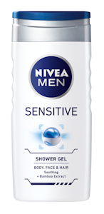 Nivea Men suihkugeeli 250ml Sensitive