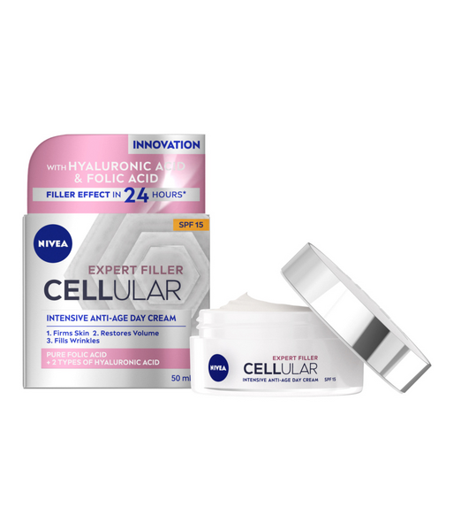 Nivea päivävoide 50ml Cellular Hyaluron Filler Extra Firming Anti-Wrinkle Day Cream sk15