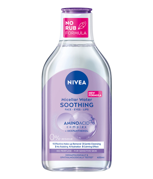 NIVEA Micellar puhdistusvesi 400ml Soothing herkälle iholle