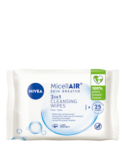 Nivea puhdistusliinat 25kpl MicellAIR Skin Breathe 3in1 Cleansing Wipes