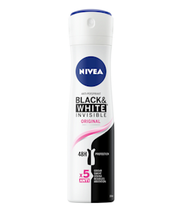 Nivea Deo Spray antiperspirantti 150ml Black & White Invisible Original