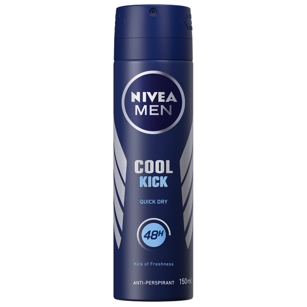 NIVEA MEN 150ml Cool Kick Deo Spray -antiperspirantti