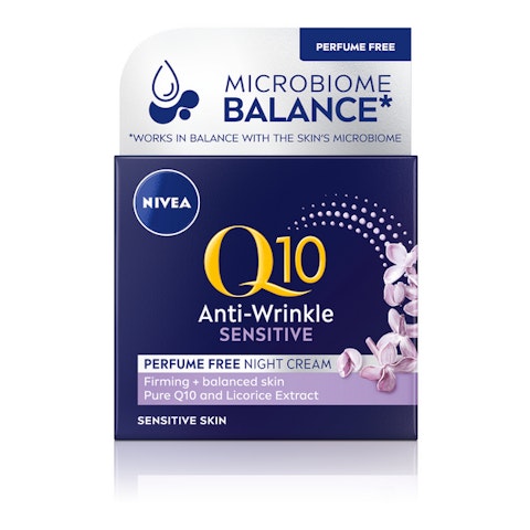 Nivea yövoide 50ml Q10 POWER Anti-Wrinkle + Sensitive Skin